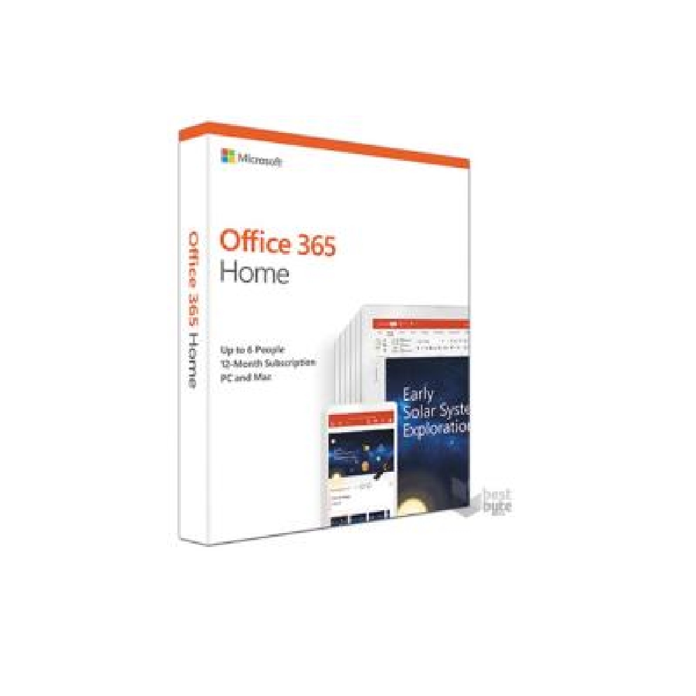 Microsoft Office 365 Otthoni verzió P4 ENG 6 Felhasználó 1 év dobozos irodai pr fotó, illusztráció : 6GQ-01076