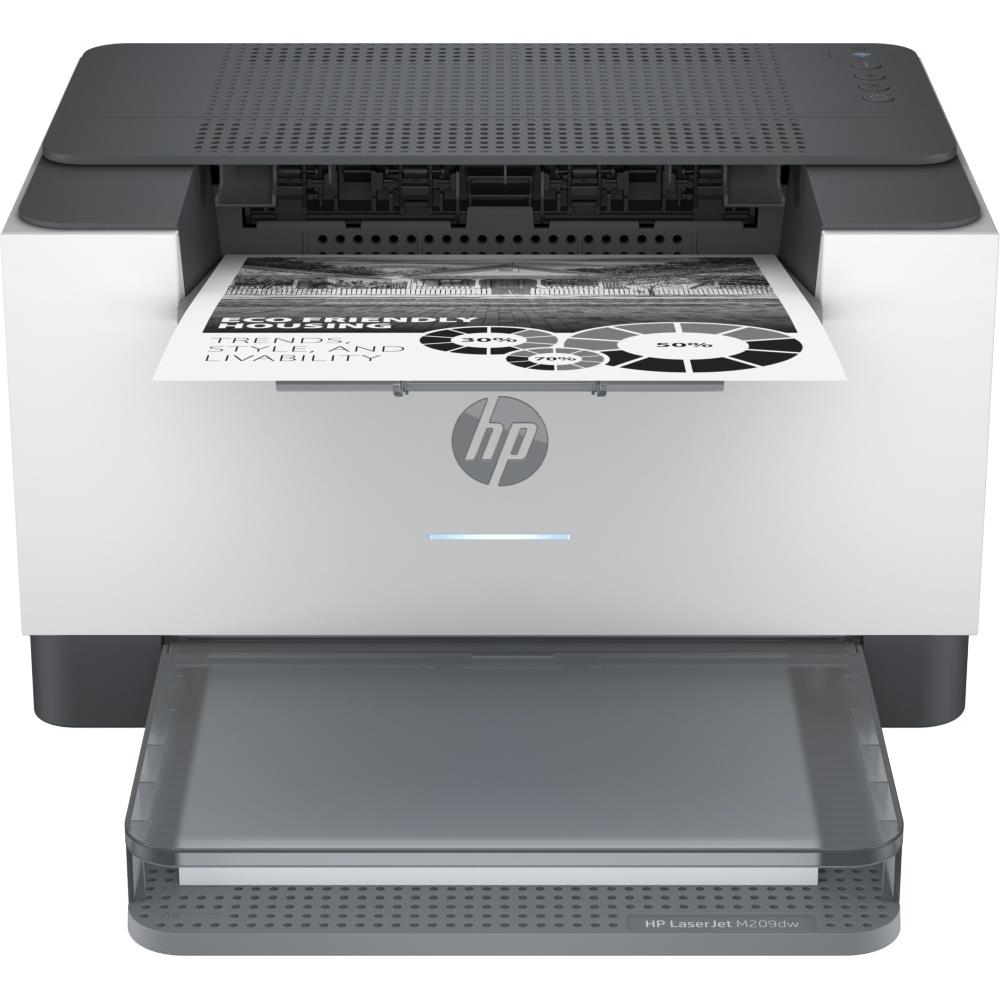 Lézernyomtató A4 mono HP LaserJet M209dw lézer Instant Ink ready nyomtató fotó, illusztráció : 6GW62F