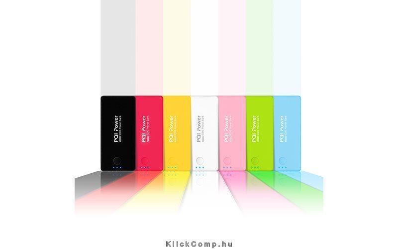i-Power 5000C Akkumulátor Bank 5000mAh, USB port, beépített LED zseblámpa Zöld fotó, illusztráció : 6PPA-06BR0007A