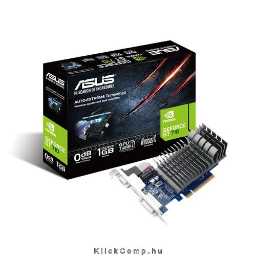 VGA GT-710-1GB PCI-Ex16x Passzív ASUS Videokártya fotó, illusztráció : 710-1-SL