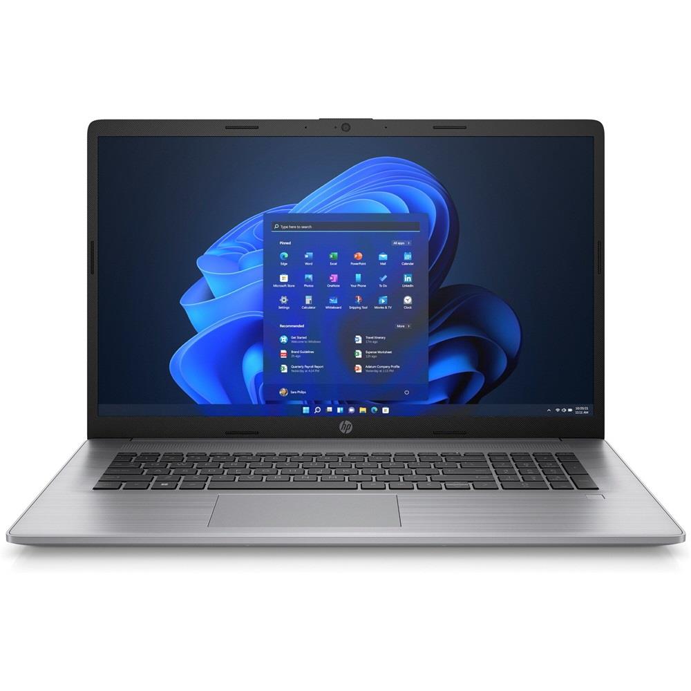 HP 470 laptop 17,3  FHD i5-1235U 16GB 512GB IrisXe DOS ezüst HP 470 G9 fotó, illusztráció : 724M1EA