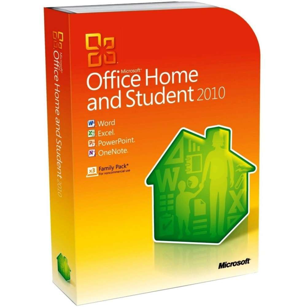 Microsoft Office Home and Student 2010 32-bit/x64 English Intl DVD fotó, illusztráció : 79G-01900