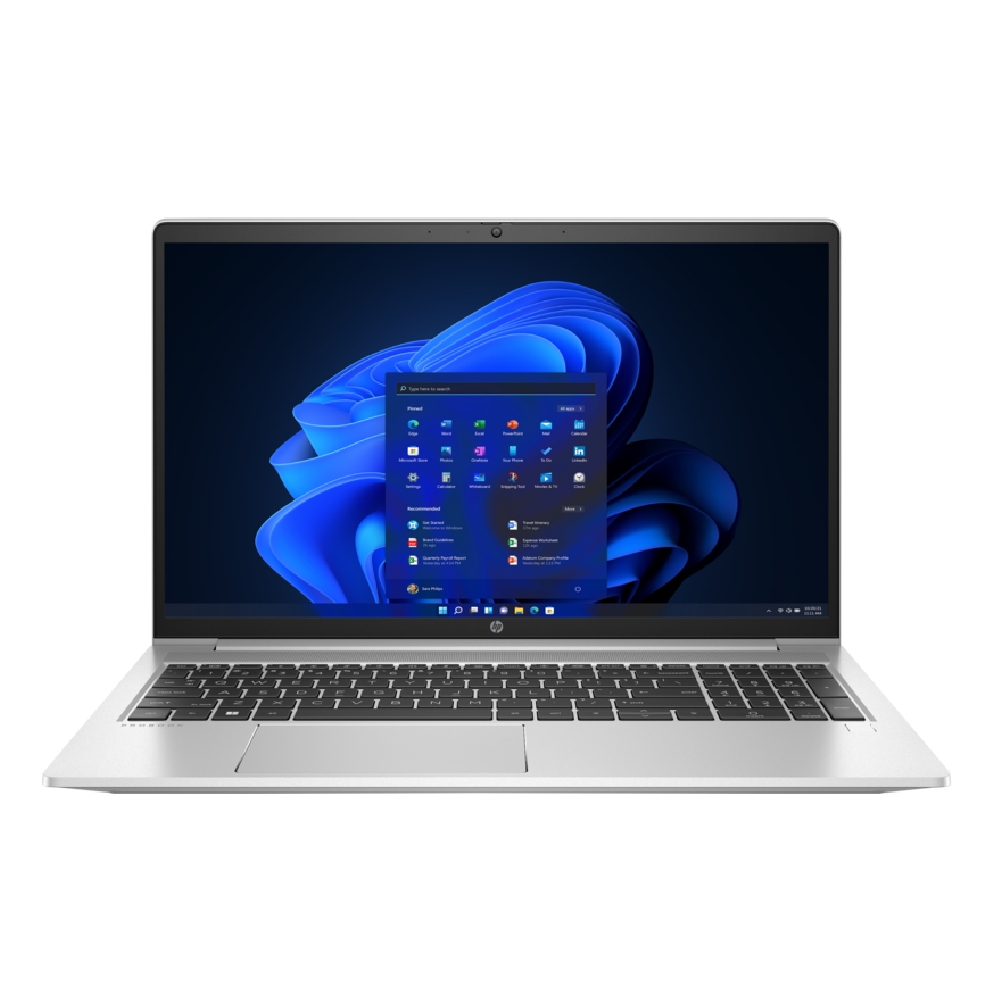 HP ProBook laptop 15,6  FHD R5-5625U 16GB 512GB Radeon DOS ezüst HP ProBook 455 fotó, illusztráció : 7J0N9AA