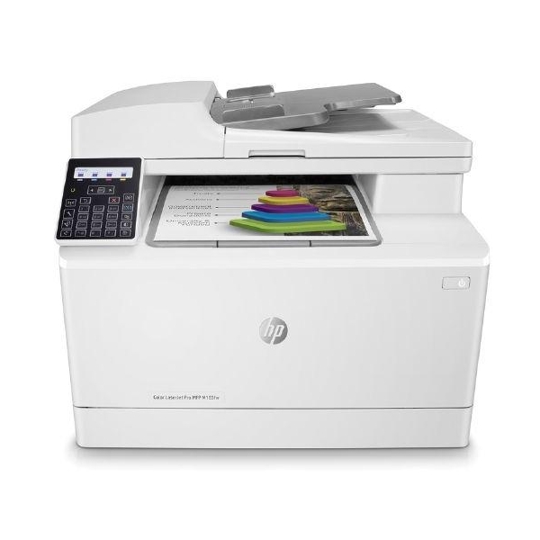 Multifunkciós lézernyomtató A4 színes HP Color LaserJet Pro MFP M183fw fotó, illusztráció : 7KW56A