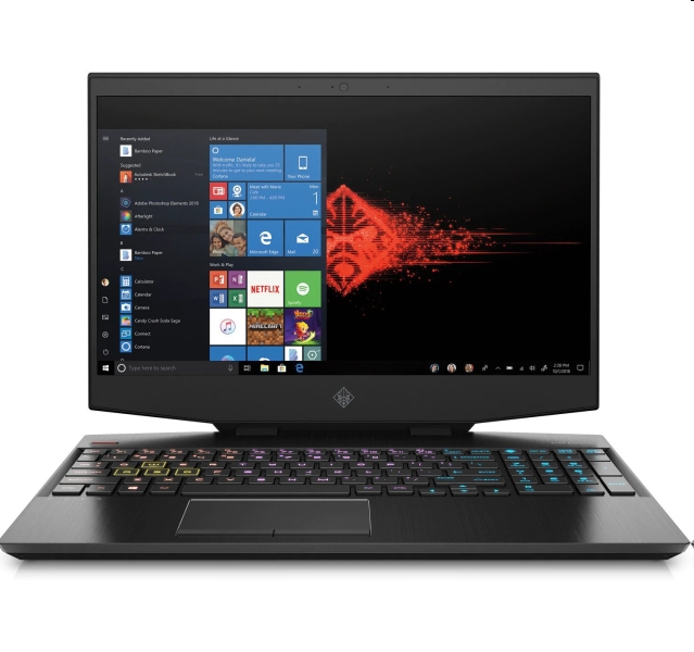 HP OMEN laptop 15.6 FHD i7-9750H 16GB 512GB GF-GTX1660Ti-6GB ShadowBlack WIn10 fotó, illusztráció : 7NF79EA