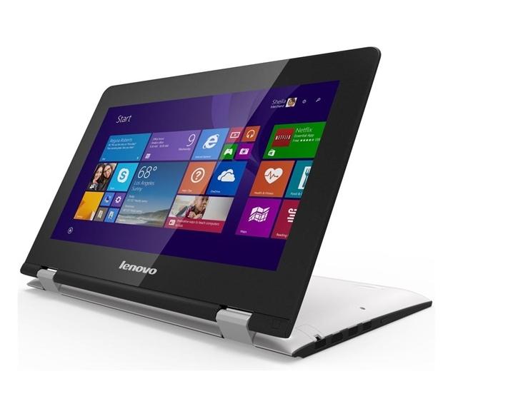 LENOVO IdeaPad YOGA 300 netbook 11,6  Touch N2840 2GB 32GB WIN8 Fehér fotó, illusztráció : 80M0004JHV