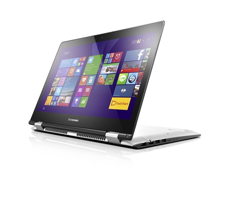 LENOVO Yoga500 laptop 14  FHD IPS Touch i3-5020U 500+8GB SSHD fehér Win10 fotó, illusztráció : 80N400T1HV