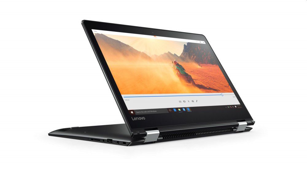 Lenovo Yoga 510 laptop 14,0  FHD IPS Touch i3-6006U 4GB 500GB Fekete Win10Home fotó, illusztráció : 80S700G3HV