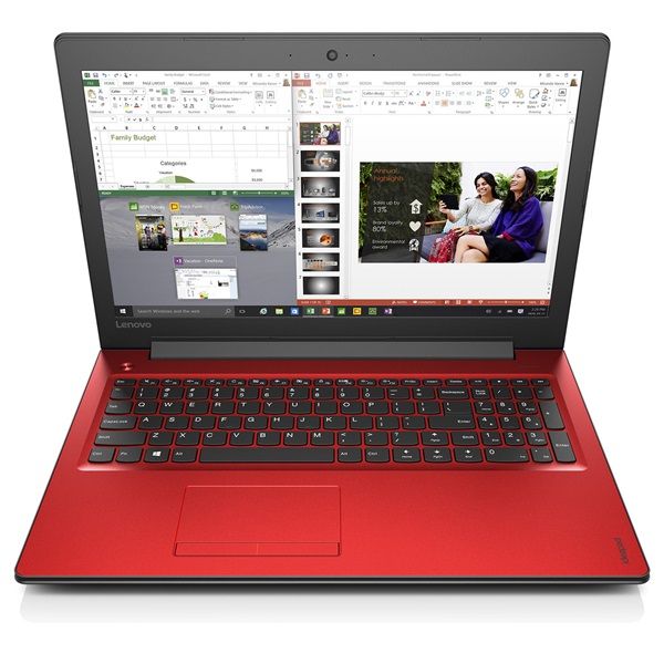 LENOVO IdeaPad 310 laptop 15,6  i3-6006U 4GB 500GB GF-920M-2GB DOS, RED fotó, illusztráció : 80SM01Y4HV