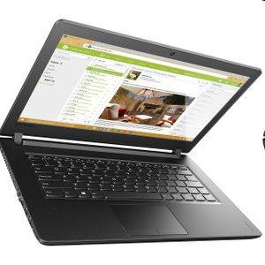 Lenovo Ideapad 110 laptop 15,6  i7-6498DU 4GB 500GB R5-M430-2GB Fekete fotó, illusztráció : 80UD006LHV