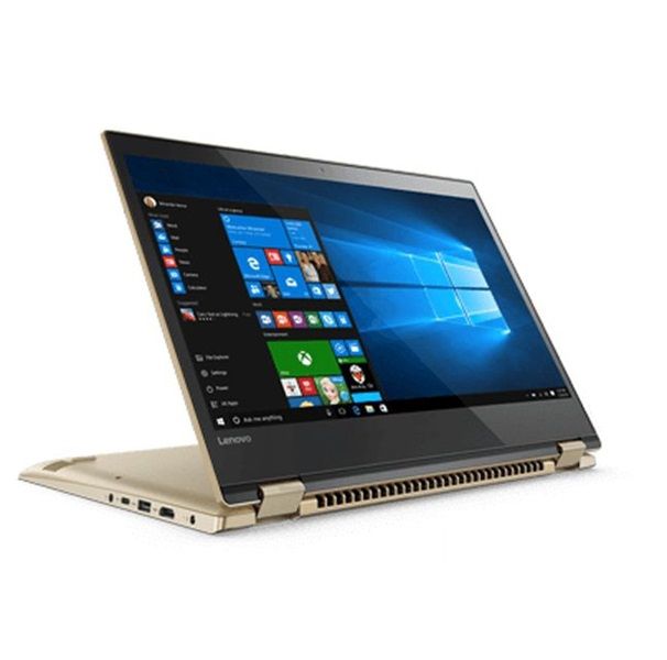 LENOVO Yoga 520 laptop 14  FHD IPS i5-7200U 4GB 128GB Win10 arany fotó, illusztráció : 80X800AXHV