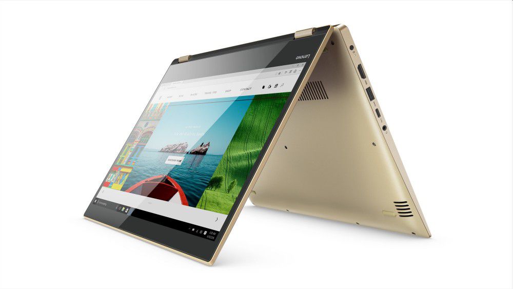 Lenovo Yoga 520 laptop 14,0  FHD Touch IPS i7-7500U 8GB 256GB SSD Arany Win10Ho fotó, illusztráció : 80X800B0HV