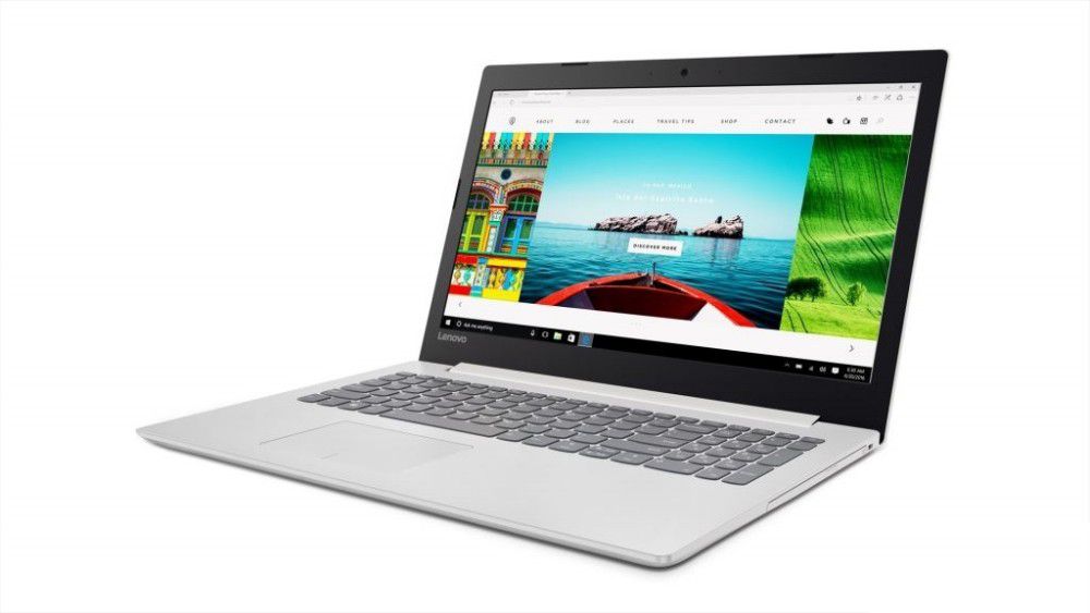 Lenovo Ideapad 320 laptop 15,6  N3350 4GB 500GB  Fehér fotó, illusztráció : 80XR00AQHV