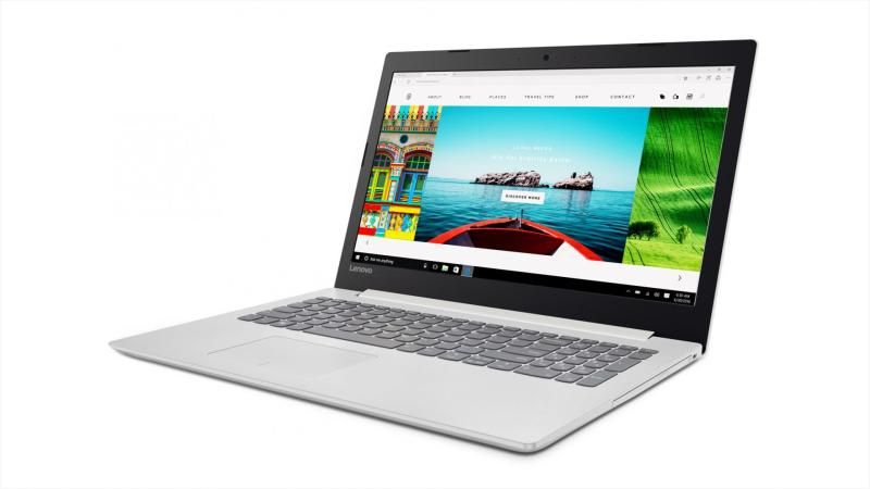 Lenovo Ideapad 320 laptop 15,6  N3350 4GB 500GB  Win10Home Fehér fotó, illusztráció : 80XR00AVHV