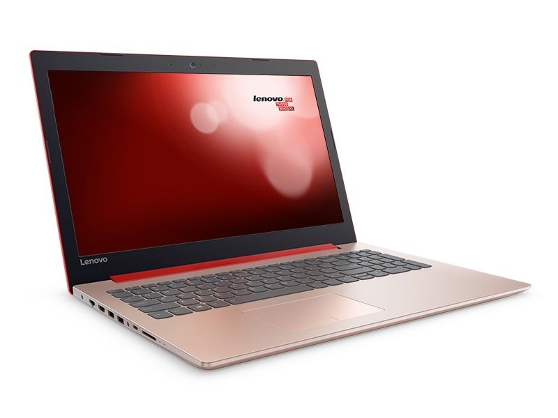 Lenovo Ideapad 320 laptop 15,6  AMD E2-9000 4GB 500GB AMD Radeon HD Piros fotó, illusztráció : 80XV00ABHV