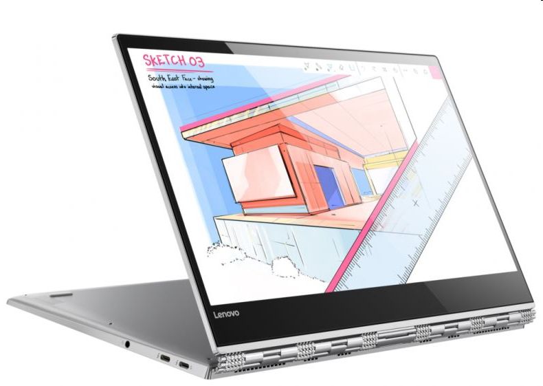 Lenovo Yoga 920 laptop 13,9  UHD IPS Touch i7-8550U 16GB 1TB SSD Platinum Win10 fotó, illusztráció : 80Y7009MHV