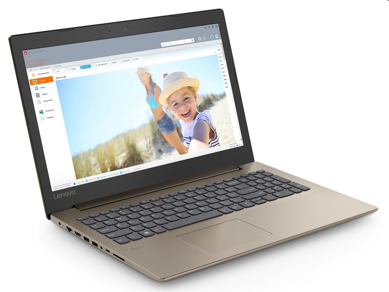 LENOVO IdeaPad 330 laptop 15,6  N4000 4GB 500GB Int. VGA barna fotó, illusztráció : 81D100A9HV