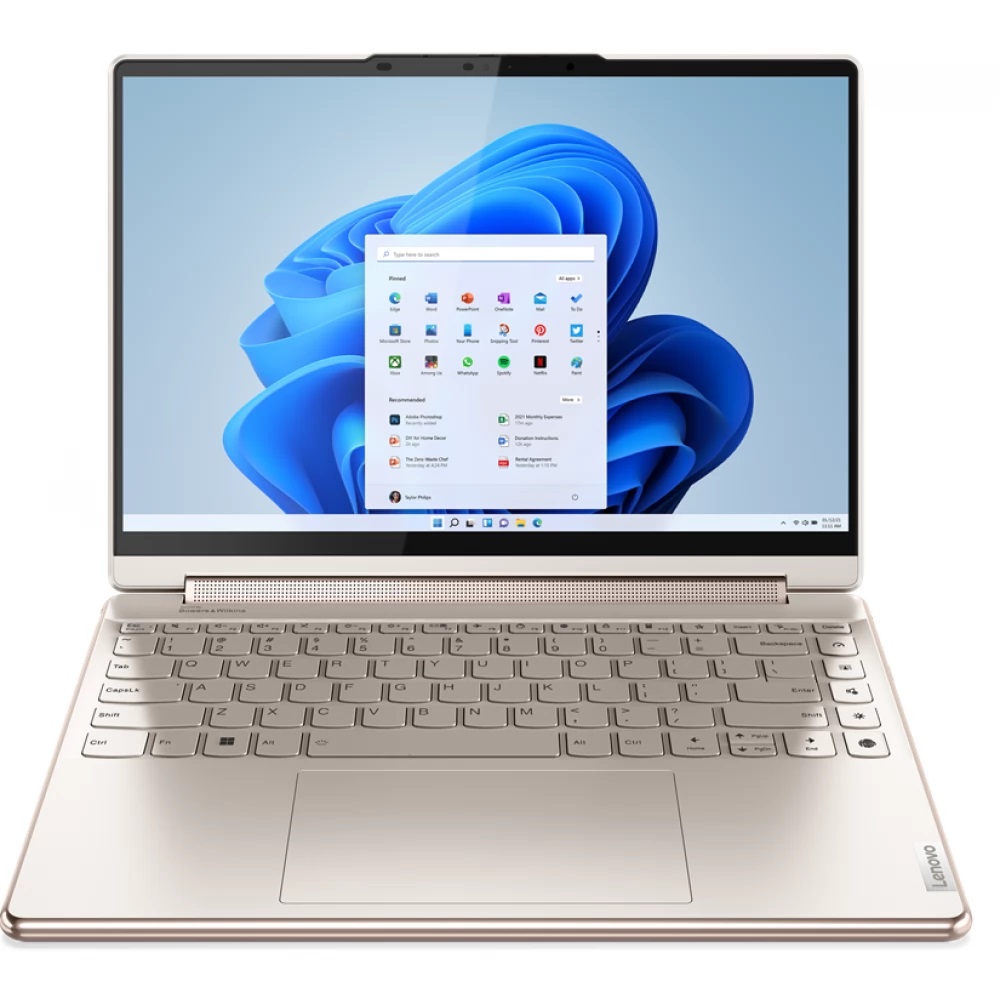 Lenovo Yoga laptop 14  2,8K i7-1280P 16GB 512GB IrisXe W11 barna Lenovo Yoga 9 fotó, illusztráció : 82LU008UHV