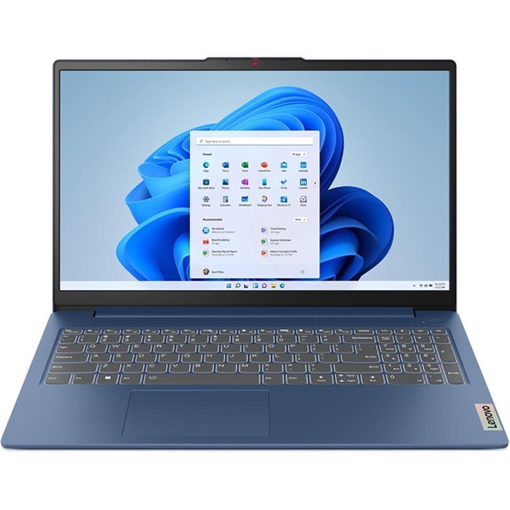 Lenovo IdeaPad Slim 3 laptop 15.6  1920x1080 AMD Ryzen 5 7520U 8GB 512GB NoOs fotó, illusztráció : 82XQ00TUHV