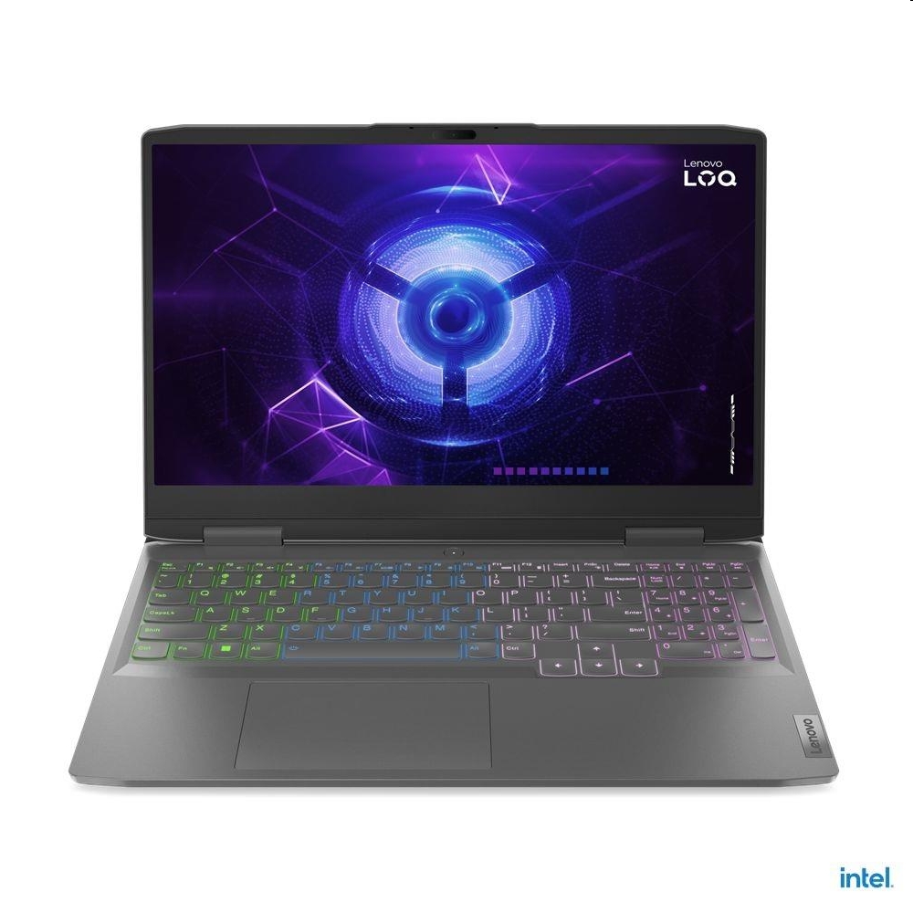 Lenovo LOQ laptop 15,6  FHD i5-13450HX 16GB 512GB RTX3060 DOS szürke Lenovo LOQ fotó, illusztráció : 83DV0055HV