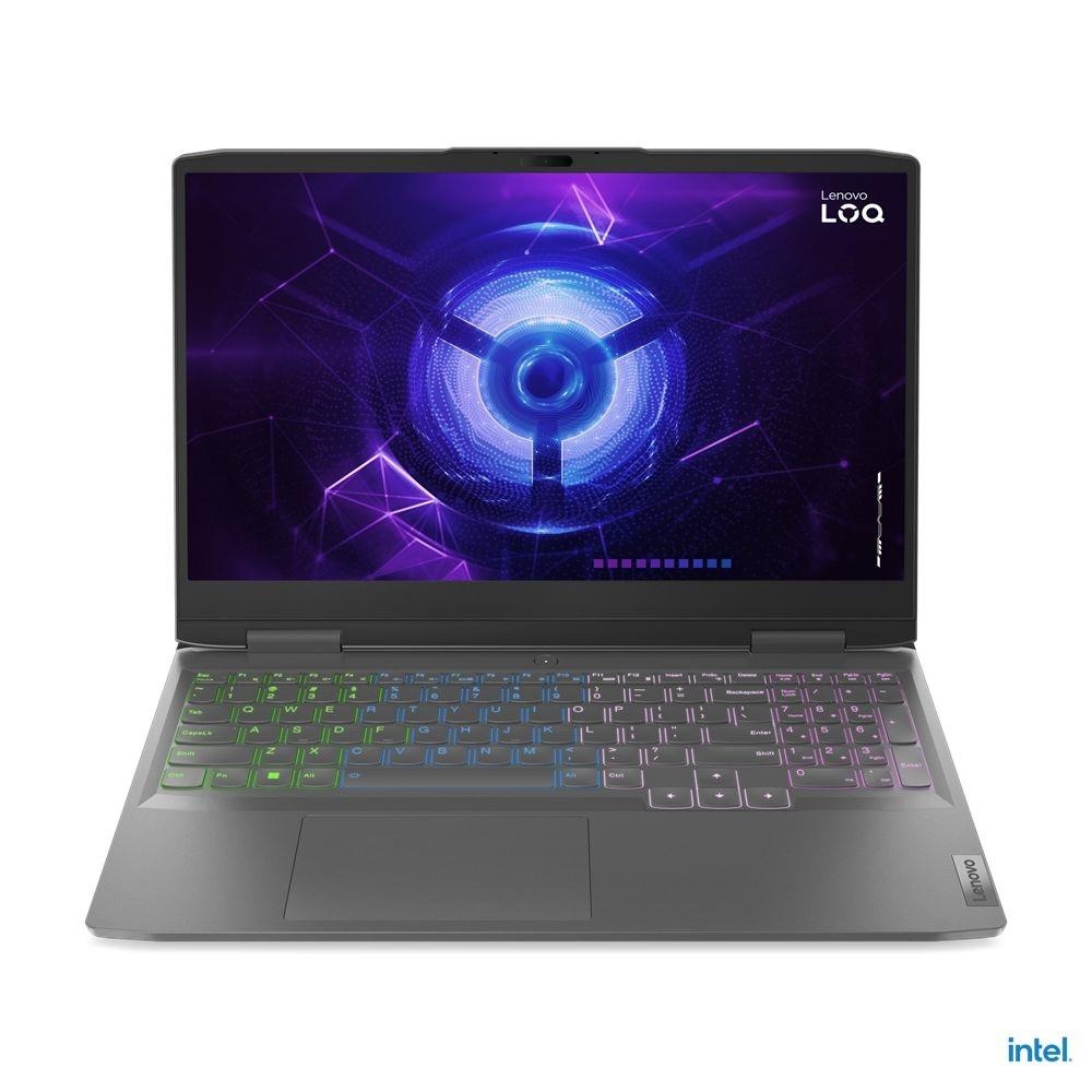 Lenovo LOQ laptop 15,6  FHD i5-13450HX 16GB 1TB RTX4060 DOS szürke Lenovo LOQ 1 fotó, illusztráció : 83DV0057HV