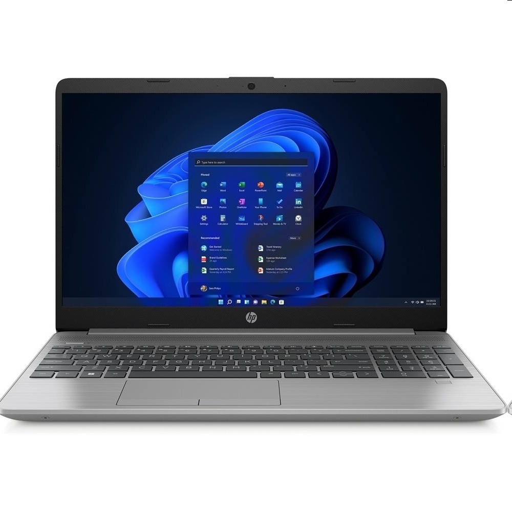 HP 250 laptop 15,6  FHD i3-1215U 8GB 512GB UHD DOS ezüst HP 250 G9 fotó, illusztráció : 85C10EA