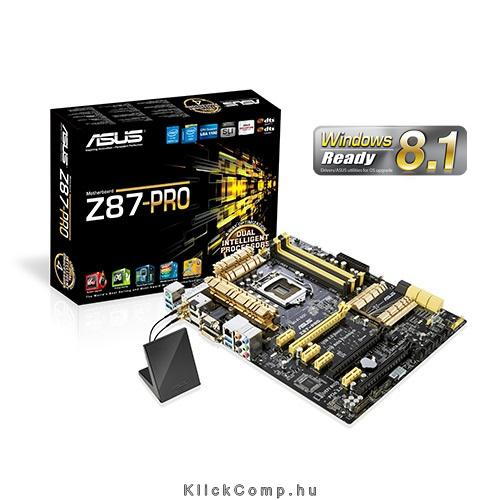 ASUS Z87-PRO V Edition Intel Z87 LGA1150 ATX alaplap fotó, illusztráció : 90MB0DT1-M0EAY5
