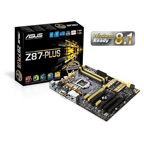 ASUS Z87-PLUS Intel Z87 LGA1150 ATX alaplap fotó, illusztráció : 90MB0E00-M0EAY0