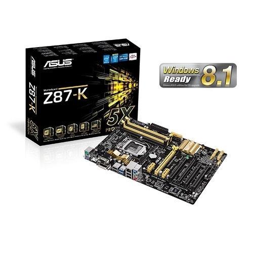ASUS Z87-K Intel Z87 LGA1150 ATX alaplap fotó, illusztráció : 90MB0F80-M0EAY0
