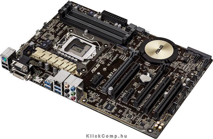 Alaplap Z97 LGA1150 ATX ASUS Z97-C Intel fotó, illusztráció : 90MB0II0-M0EAY0