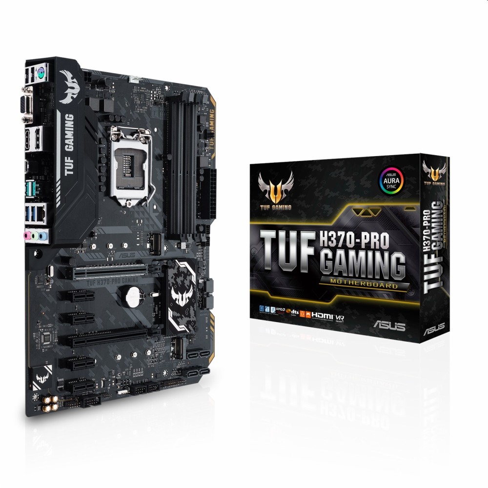 Alaplap H370 LGA1151 ATX ASUS TUF H370-PRO GAMING fotó, illusztráció : 90MB0WS0-M0EAY0