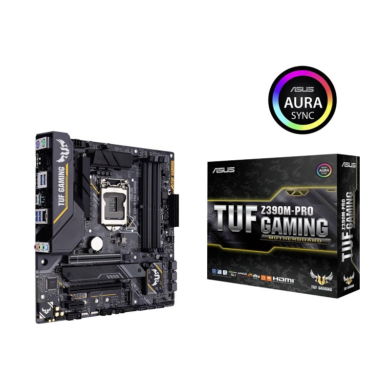 Alaplap Z390 LGA1151 mATX ASUS TUF Z390M-PRO GAMING fotó, illusztráció : 90MB0Y10-M0EAY0