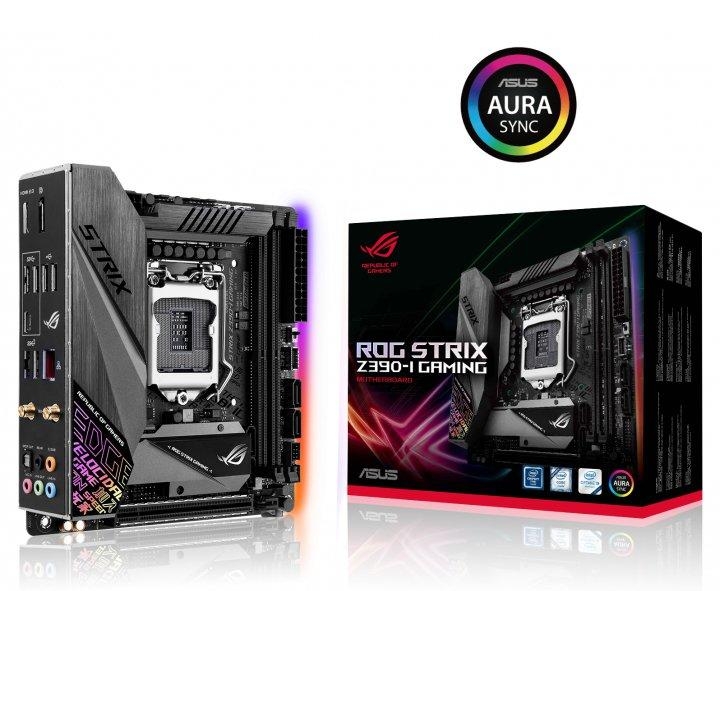 Alaplap Z390 LGA1151 mini-ITX ASUS ROG STRIX Z390-I GAMING fotó, illusztráció : 90MB0YB0-M0EAY0