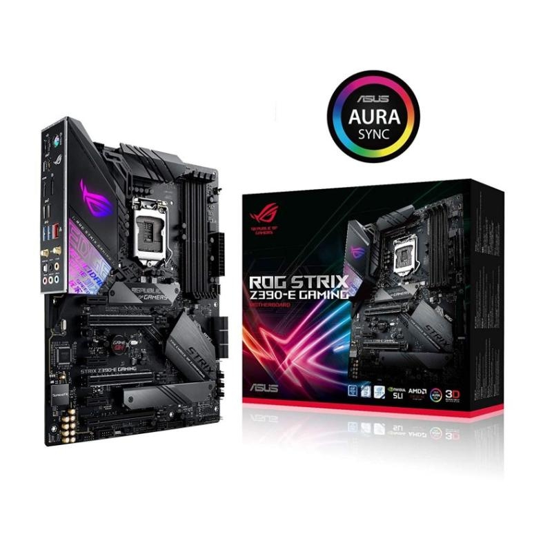 Alaplap Z390 LGA1151 ATX ASUS ROG STRIX Z390-E GAMING Intel Z390 fotó, illusztráció : 90MB0YF0-M0EAY1