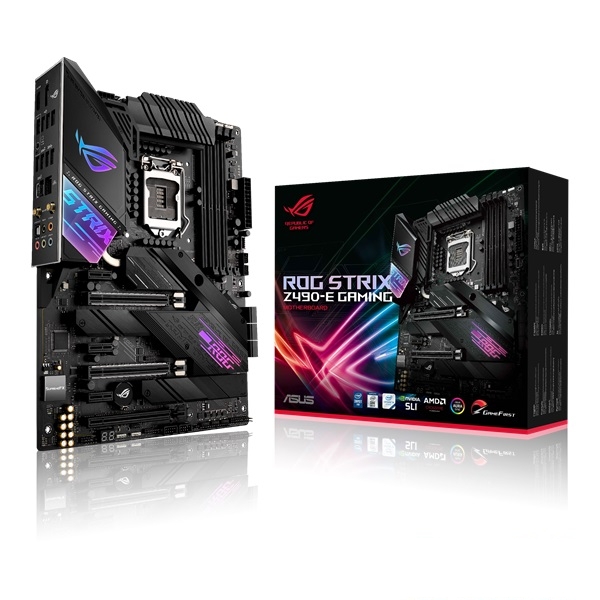 Alaplap Z490 LGA1200 ATX ASUS ROG STRIX Z490-E GAMING fotó, illusztráció : 90MB12P0-M0EAY0