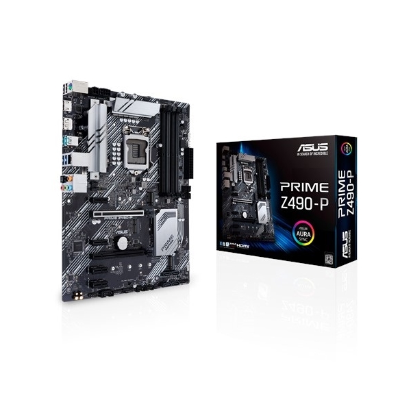 Alaplap Z490 LGA1200 ASUS PRIME Z490-P Intel Z490 ATX fotó, illusztráció : 90MB12V0-M0EAY0