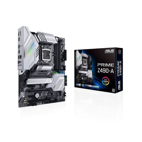 Alaplap Z490 LGA1200 ASUS PRIME Z490-A Intel Z490 ATX fotó, illusztráció : 90MB1390-M0EAY0