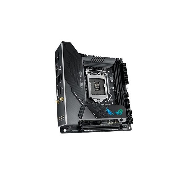 Alaplap Z490 LGA1200 2xDDR4 Asus ROG Strix Z490-I mITX fotó, illusztráció : 90MB13A0-M0EAY0