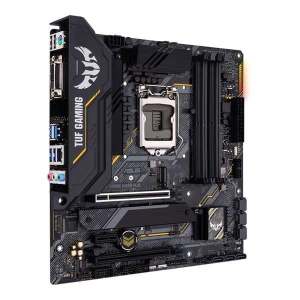 Alaplap B460 LGA1200 ASUS TUF GAMING B460M-PLUS mATX fotó, illusztráció : 90MB1450-M0EAY0