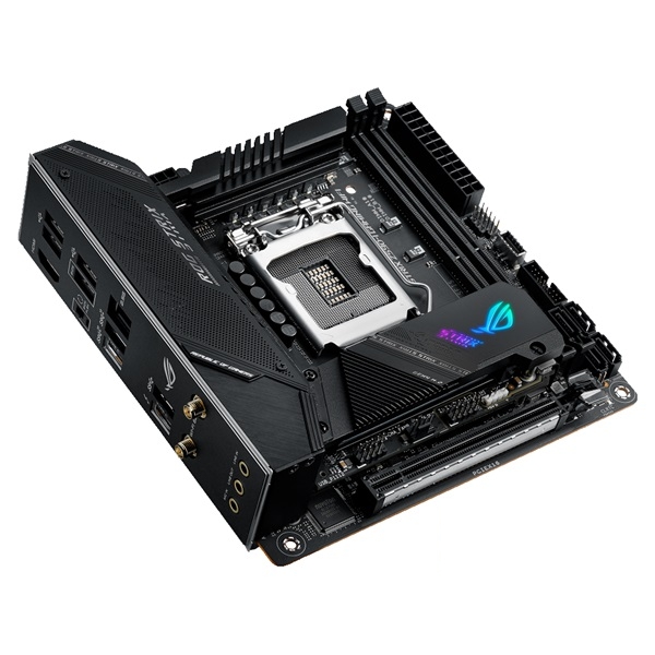 Alaplap Z590 LGA1200 ASUS ROG STRIX Z590-I GAMING WIFI mini-ITX fotó, illusztráció : 90MB1680-M0EAY0