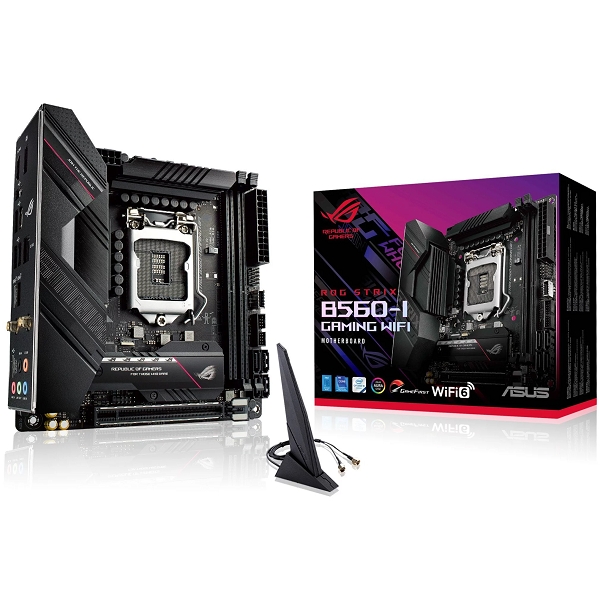 Alaplap B560 LGA1200 ASUS ROG STRIX B560-I GAMING WIFI mini-ITX fotó, illusztráció : 90MB16Y0-M0EAY0