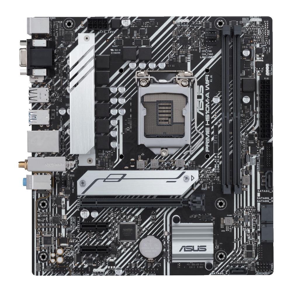 Alaplap H510 LGA1200 mATX ASUS PRIME H510M-A WIFI fotó, illusztráció : 90MB17D0-M0EAY0