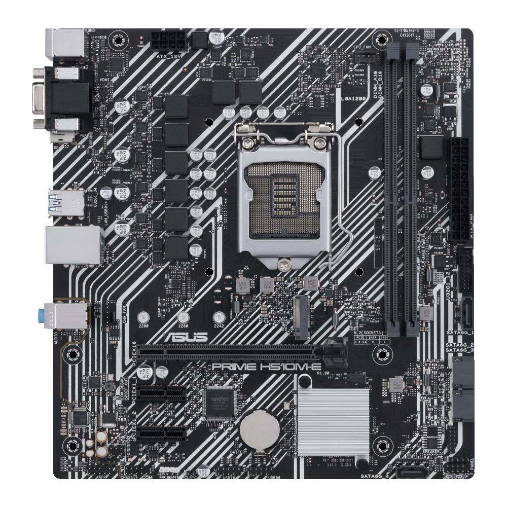 Alaplap H510 LGA1200 mATX ASUS PRIME H510M-E fotó, illusztráció : 90MB17E0-M0EAY0