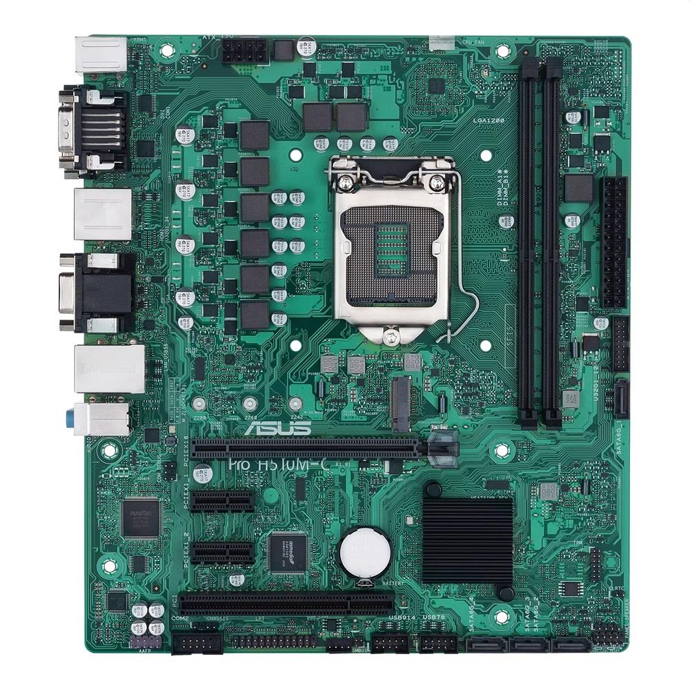 Alaplap H510 LGA1200 2xDDR4 Asus PRO H510M-C mATX fotó, illusztráció : 90MB17K0-M0EAYC