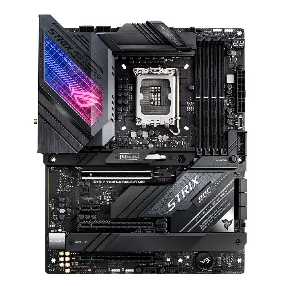 Alaplap Z690 LGA1700 4xDDR5 Asus ROG Strix Z690-E ATX fotó, illusztráció : 90MB18J0-M0EAY0