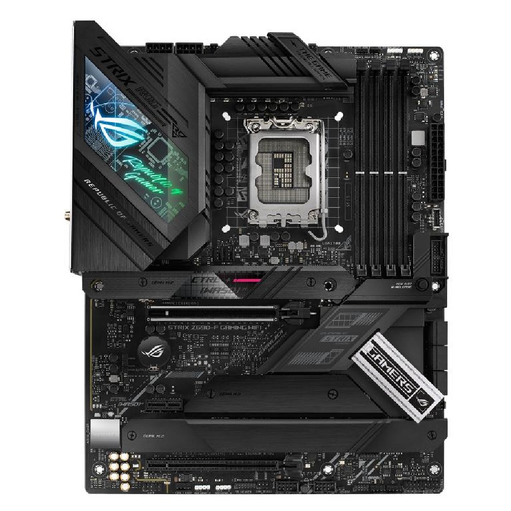 Alaplap Z690 LGA1700 4xDDR5 Asus ROG Strix Z690-F ATX fotó, illusztráció : 90MB18M0-M0EAY0