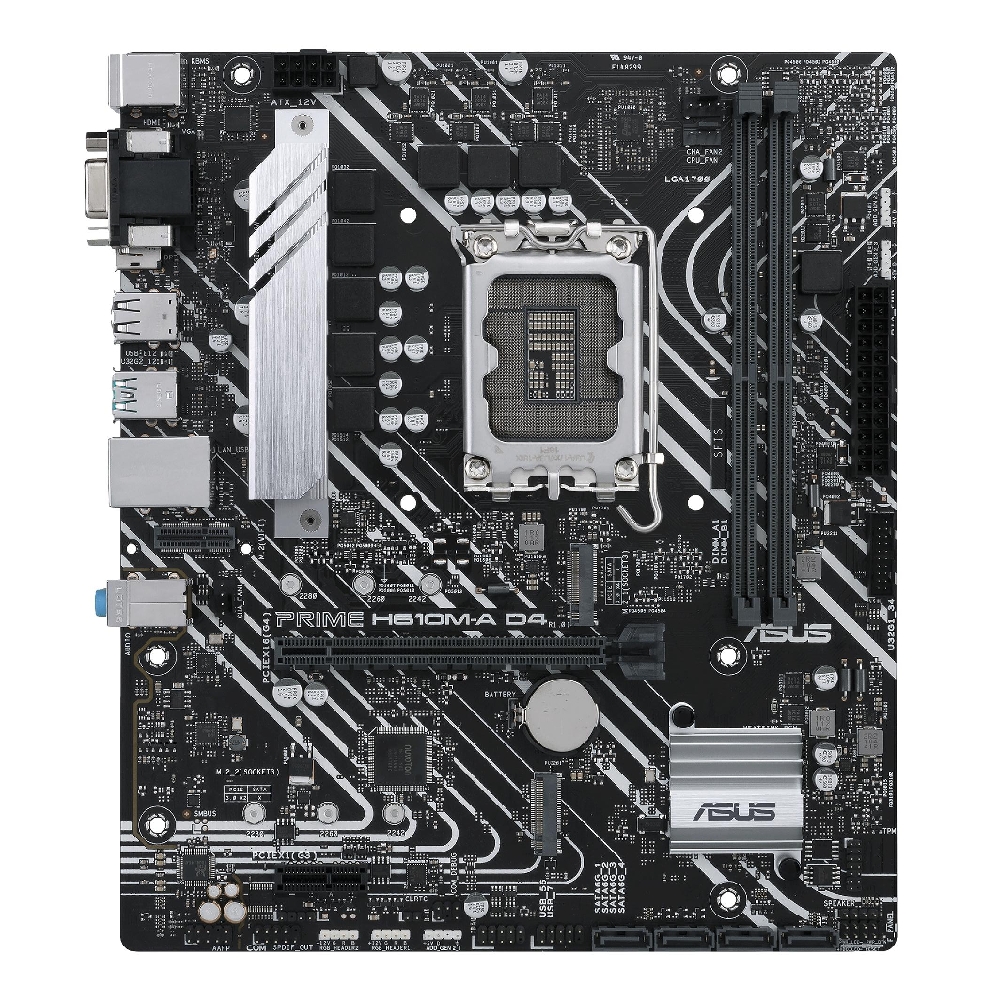 Alaplap H610 LGA1700 2xDDR4 Asus PRIME H610M-A D4 mATX fotó, illusztráció : 90MB19P0-M0EAY0