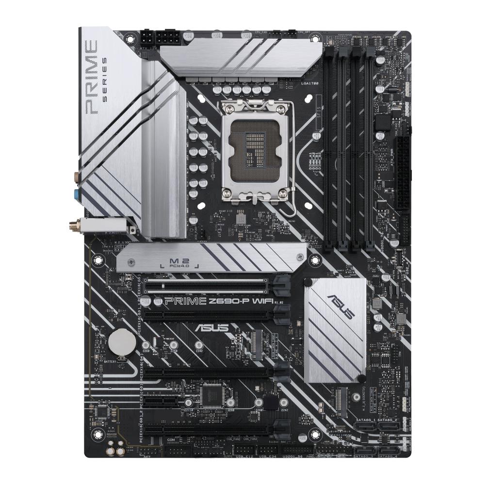 Alaplap Z690 LGA1700 4xDDR5 Asus PRIME Z690-P ATX fotó, illusztráció : 90MB1A90-M0EAY0