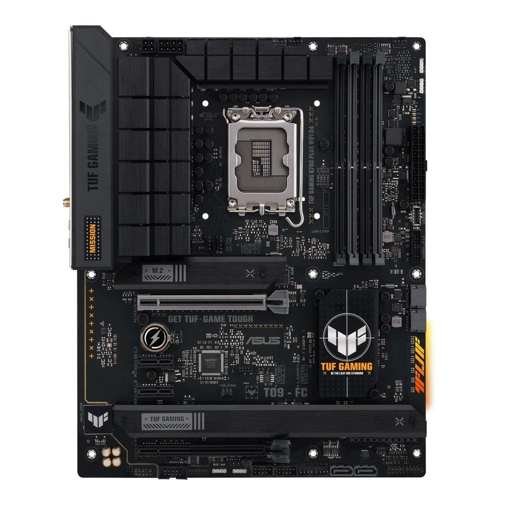 Alaplap B760 LGA1700 4xDDR4 Asus TUF Gaming B760-PLUS D4 ATX fotó, illusztráció : 90MB1DF0-M0EAY0