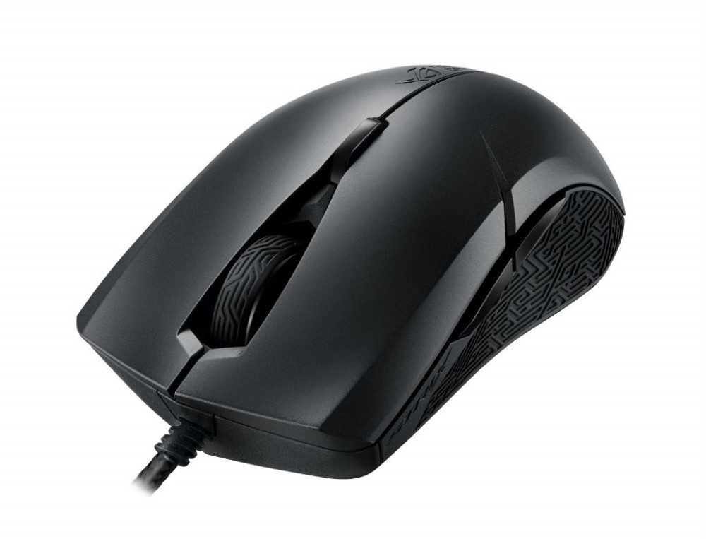 Egér USB ASUS ROG Strix Evolve fekete optikai Gamer mouse fotó, illusztráció : 90MP00J0-B0UA00